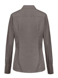Langarm Bluse in Braun